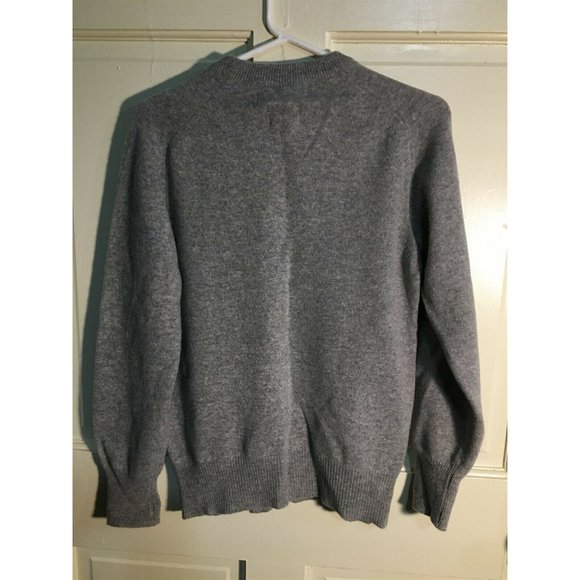 Vintage Panache lambswool sweater Greece size small ski gray - Picture 4 of 4